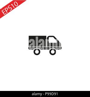 Carrello.icona carrello.carrello icona vettore .icone di trasporto.Il trasporto illustrazione vettoriale Illustrazione Vettoriale