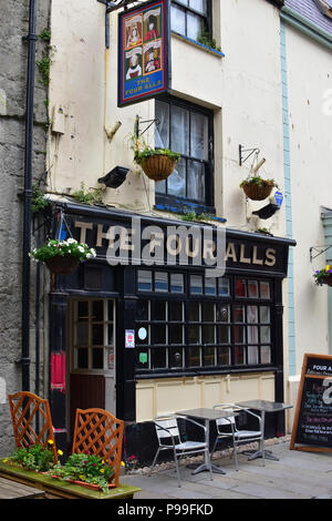 I quattro Alls pub a Caernarfon Galles del Nord Regno Unito Foto Stock
