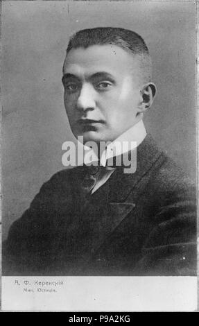 Ritratto di Alexander Kerensky (1881-1970). Museo: Stato russo, film e foto di archivio, Krasnogorsk. Foto Stock