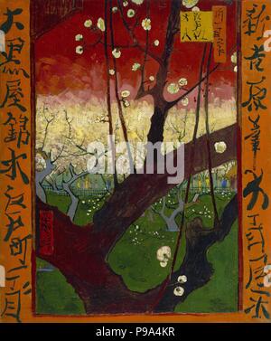 Japonaiserie. Fioritura Susino (dopo Hiroshige). Museo: Van Gogh Museum di Amsterdam. Foto Stock