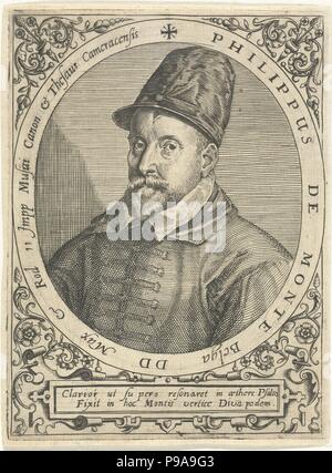 Ritratto del compositore Philippe de Monte (1521-1603). Museo: Rijksmuseum Amsterdam. Foto Stock