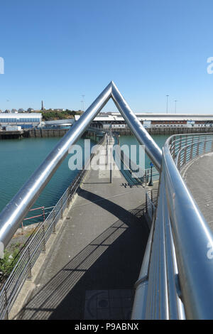 Celtic ponte Gateway, Holyhead, Anglesey Foto Stock