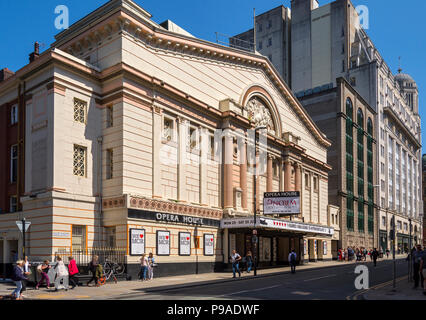 L'Opera House, Quay Street, Manchester, Inghilterra, Regno Unito. Aperto dal 1912, Il Grade ii Listed. Foto Stock