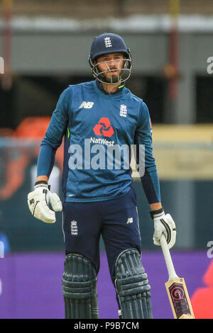 Emerald Headingley, Leeds, Regno Unito. 17 luglio 2018. James Vince di Inghilterra Credito: News immagini /Alamy Live News Foto Stock