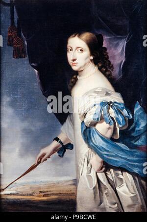 Ritratto della regina Cristina di Svezia (1626-1689). Museo del Castello di Skokloster. Foto Stock