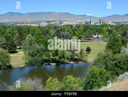 Boise Greenbelt Park Foto Stock