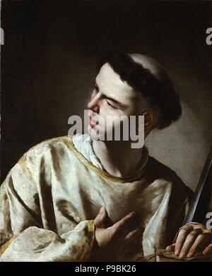 Saint Lawrence. Museo: Museo Lazaro Galdiano, Madrid. Foto Stock