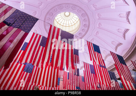 Federal Hall edificio in Lower Manhattan New York City Foto Stock