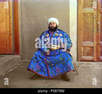 Mohammed Alim Khan (1880-1944), ultimo Emiro di Bukhara. Museo: Collezione privata. Foto Stock