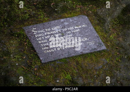 Hebden Bridge. John O' semole (Duncansby head) in terre fine. da estremità a estremità trail. In Inghilterra. Regno Unito Foto Stock