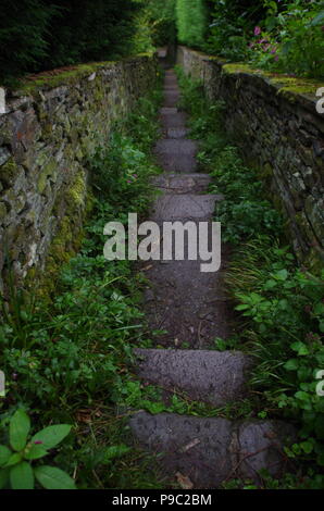 Hebden Bridge. John O' semole (Duncansby head) in terre fine. da estremità a estremità trail. In Inghilterra. Regno Unito Foto Stock