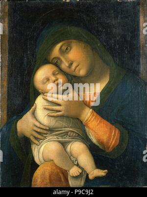 La Vergine e il bambino. Museo: Museo Poldi Pezzoli, Milano. Foto Stock