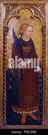 Saint Lawrence. Museo: Museo Poldi Pezzoli, Milano. Foto Stock