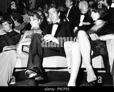Roger Vadim, Jane Fonda, 27° mostra internazionale d'arte cinematografica di Venezia, 1966 Foto Stock