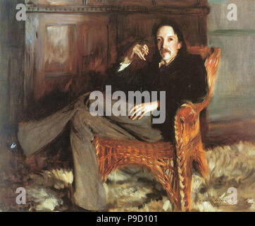 Sargent John Singer - Robert Louis Stevenson Foto Stock