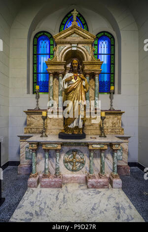 Interno della iglesia San Francisco de Asis, San Francesco di Assisi chiesa nella città di Panama Panama pronti per la Giornata Mondiale della Gioventù (GMG) 2019 Foto Stock