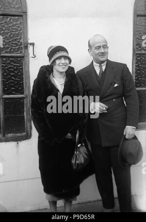 Il Granduca Boris Vladimirovic della Russia (1877-1943) con la moglie. Museo: Collezione privata. Foto Stock