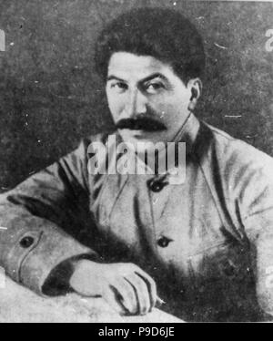 Membro del rivoluzionario Consiglio Militare della Repubblica Joseph Stalin. Museo: Collezione privata. Foto Stock