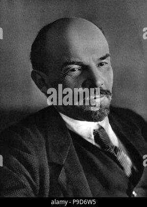 Vladimir Lenin. Pietrogrado, Gennaio 1918. Museo: Membro del Museo di Storia di Mosca. Foto Stock