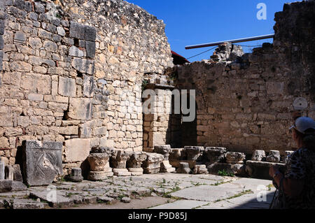 La chiesa bizantina di San Nicola, Turchia Foto Stock