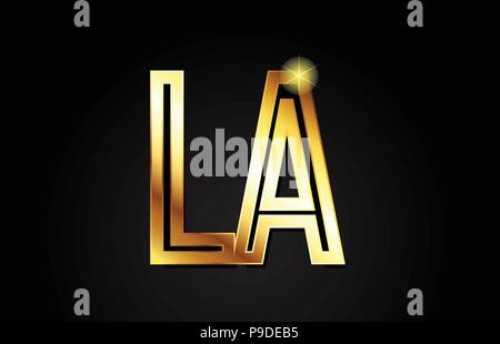 Alfabeto oro lettera XXXXX combinazione di logo design adatto per una società o business Illustrazione Vettoriale