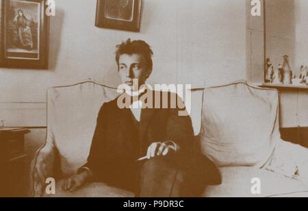 Il compositore Sergei Rachmaninov (1873-1943). Museo del Conservatorio di Stato di Mosca. Foto Stock