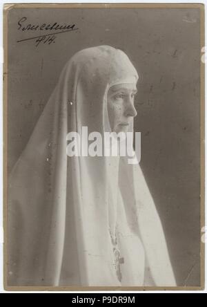 La granduchessa Elizabeth Fyodorovna in abito monastico. Museo: Collezione privata. Foto Stock