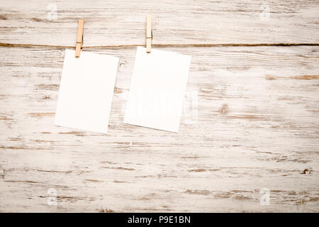 Fogli per la scrittura di messaggio Foto Stock