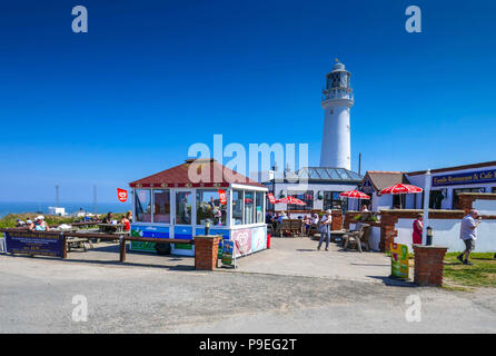 Estate meteo a Flamborough Head, facile Yorkshire Foto Stock