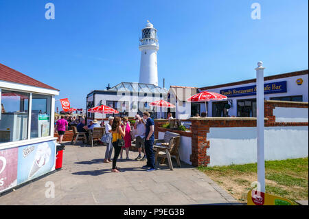 Estate meteo a Flamborough Head, facile Yorkshire Foto Stock