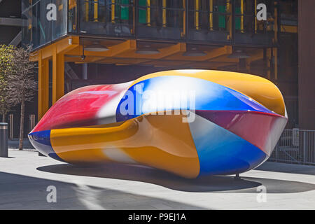 City of London Jean-Luc Moulene psichedelico dell 'corpo' del 2011 come parte della scultura nella città 2018. Foto Stock
