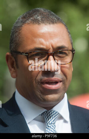 Londra REGNO UNITO. Il 18 luglio 2018. James sapientemente, conservatore britannico MP per Braintree visto in Westminster al di fuori del Parlamento Credito: amer ghazzal/Alamy Live News Foto Stock