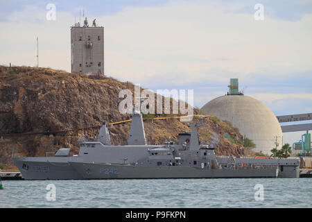 Relazione del porto di pesca di Guaymas Sonora. Reportaje del puerto pesquero de Guaymas Sonora. Foto Stock