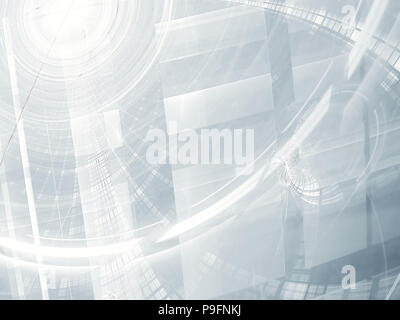 Abstract sfondo tech - generati digitalmente immagine Foto Stock