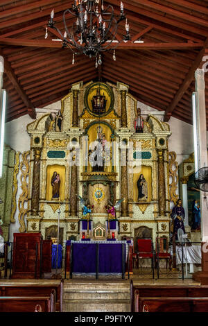 San Pietro in Taboga Island Panama seconda più antica chiesa in America Latina Foto Stock