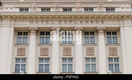 Zagabria, Croazia - Maggio, 07, 2017: Hotel Esplanada a Zagabria, Croa Foto Stock