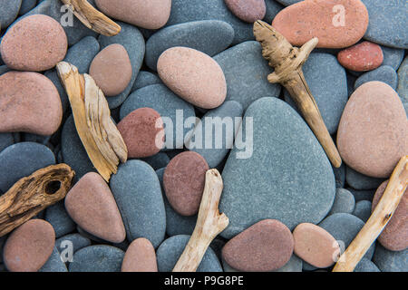 Acciottolato, Perry Bay, Sleeping Giant Parco Provinciale, Ontario, Canada, da Bruce Montagen/Dembinsky Foto Assoc Foto Stock