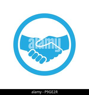 Partnership per l'occupazione simbolo Vector Graphic Logo Design icona Illustrazione Vettoriale