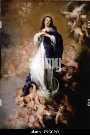 L'Immacolata di Soult', da Bartolomé Esteban Murillo, 1678. Foto Stock