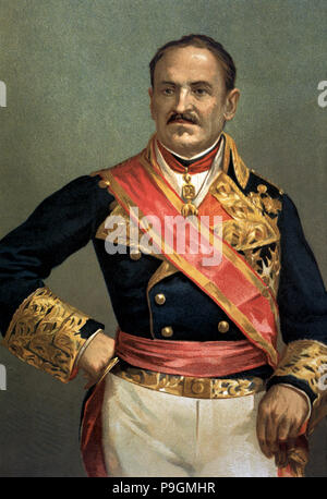 Joaquín Baldomero Fernandez Alvarez Espartero denominato Baldomero Espartero (1793-1879), spagnolo mili… Foto Stock