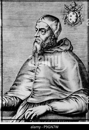 Clemente VII. Robert di Ginevra (1342-1394), il papa di Avignone (antipapa) dal 1378 al 1394. Foto Stock