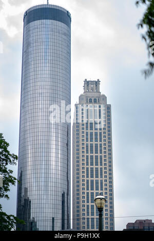 Edifici a torre di Atlanta Foto Stock