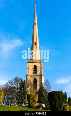 St Andrews guglia o 'Glover dell' ago , Worcester, Inghilterra, Europa Foto Stock