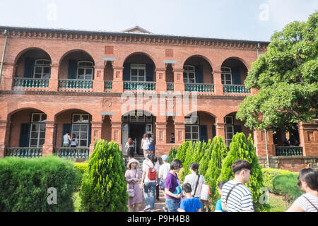 Tamsui,porto,mare,fiume,costa,costa, Taipei, Taiwan, Cina,Cinese, Repubblica di Cina,roc,Asia,asiatica, Foto Stock