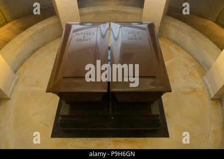 Concessione della tomba di New York City Foto Stock