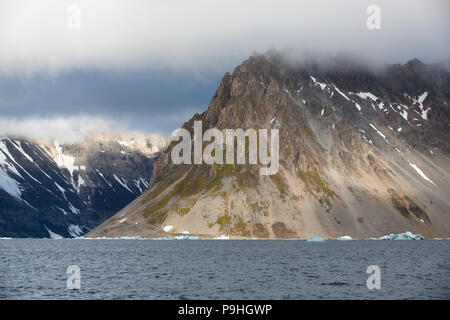 Paesaggio, Hornsund, Svalbard Foto Stock