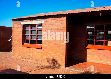 Johannesburg, Sud Africa, 11 settembre 2011, al di fuori di Nelson Mandela in casa Vilakazi Street Soweto Foto Stock