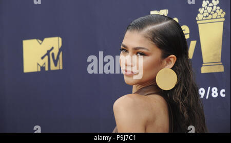 Il 2018 MTV Movie e TV Awards con: Zendaya dove: Los Angeles, California, Stati Uniti quando: 16 giu 2018 Credit: Apega/WENN.com Foto Stock