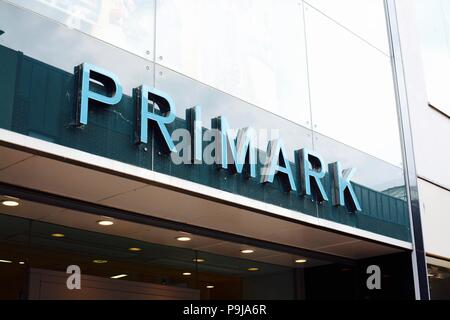 Primark store, kings lynn, norfolk, Regno Unito Foto Stock