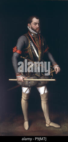 Filippo II (1527-1598), Re di Spagna. Foto Stock